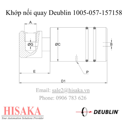 Cấu tạo Deublin 1005-057-157158