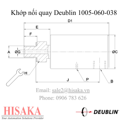 Cấu tạo Deublin 1005-060-038