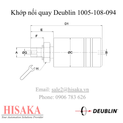 Cấu tạo Deublin 1005-108-094