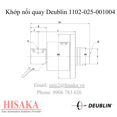 Cấu tạo Deublin 1102-025-001004
