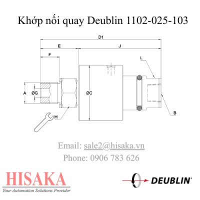 Cấu tạo Deublin 1102-025-103