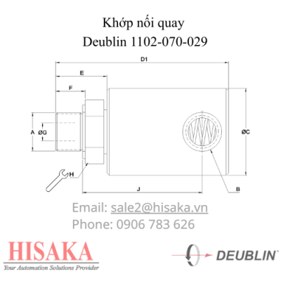 Cấu tạo Deublin 1102-070-029