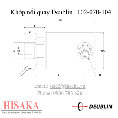 Cấu tạo Deublin 1102-070-104