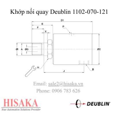 Cấu tạo Deublin 1102-070-121
