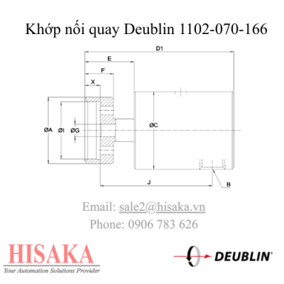 Cấu tạo Deublin 1102-070-166