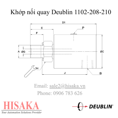 Cấu tạo Deublin 1102-208-210