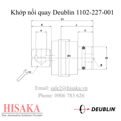 Cấu tạo Deublin 1102-227-001