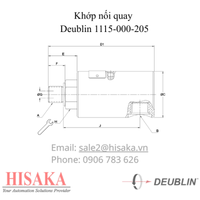 Cấu tạo Deublin 1115-000-205