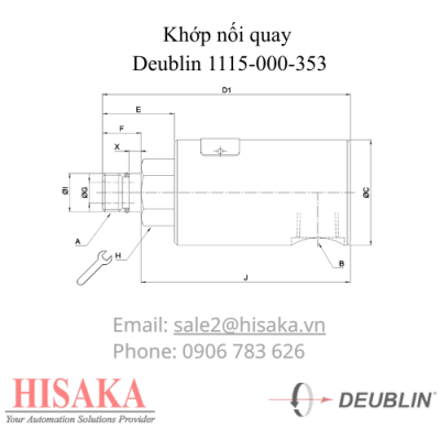 Cấu tạo Deublin 1115-000-353