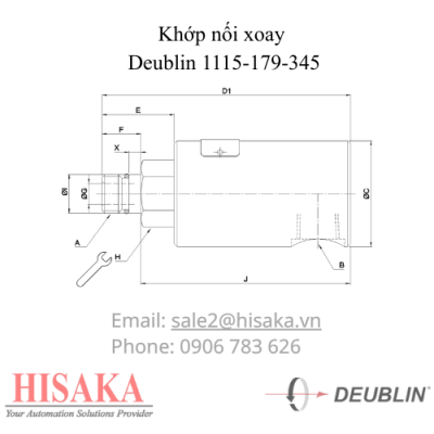 Cấu tạo Deublin 1115-179-345