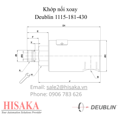 Cấu tạo Deublin 1115-181-430