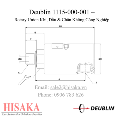 Cấu tạo Deublin 1115‑000‑001