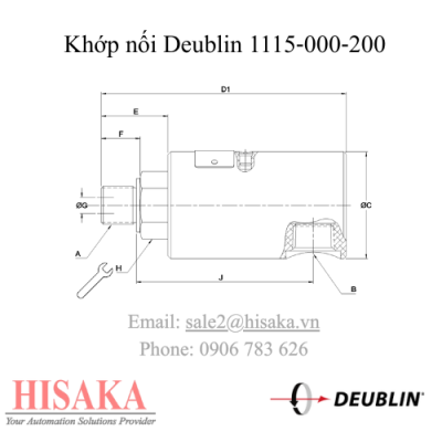 Cấu tạo Deublin 1115‑000‑200