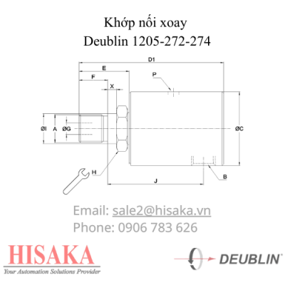 Cấu tạo Deublin 1205-272-274