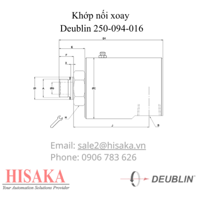 Cấu tạo Deublin 250-094-016