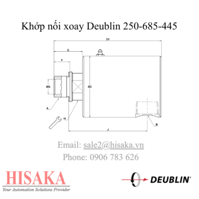 Cấu tạo Deublin 250-685-445