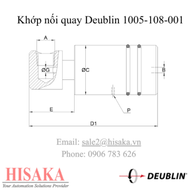 Cấu tạo Deublin 1005-108-001