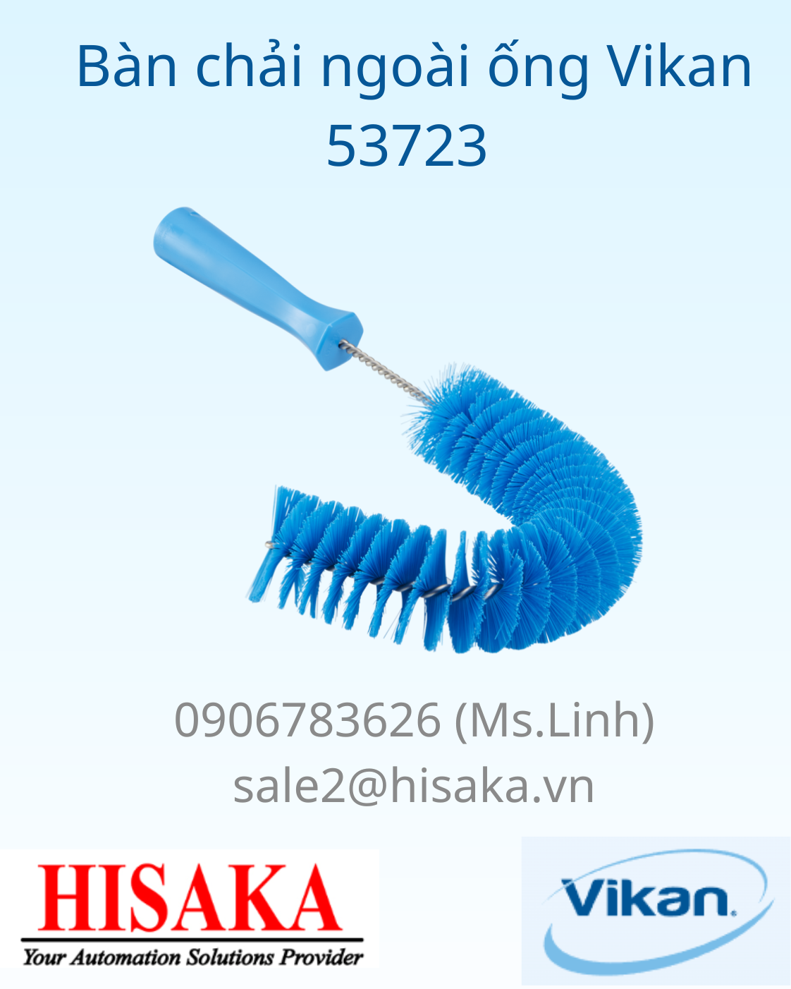 Bàn chải ngoài ống Vikan 53723